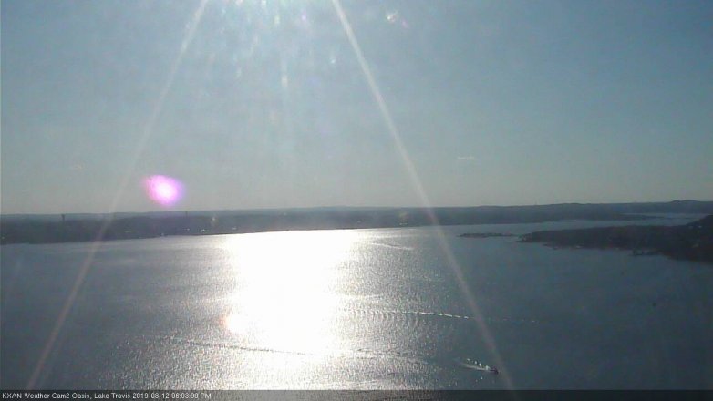 Lake Travis webcam, August 12, 2019 5:05 PM CT