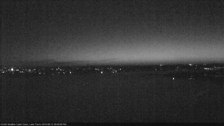 Lake Travis webcam, August 12, 2019 8:10 PM CT