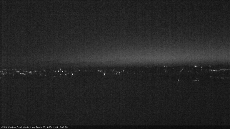 Lake Travis webcam, August 12, 2019 8:15 PM CT