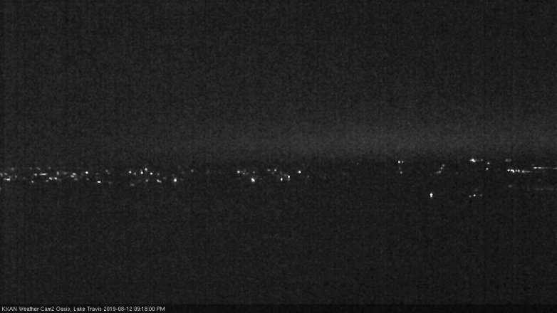 Lake Travis webcam, August 12, 2019 8:20 PM CT
