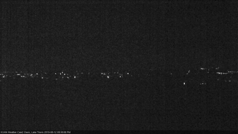 Lake Travis webcam, August 12, 2019 8:40 PM CT