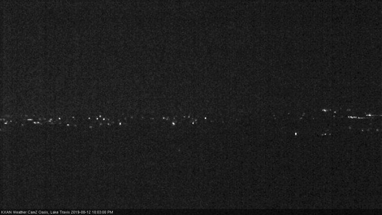 Lake Travis webcam, August 12, 2019 9:05 PM CT