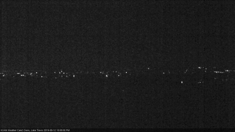 Lake Travis webcam, August 12, 2019 9:10 PM CT