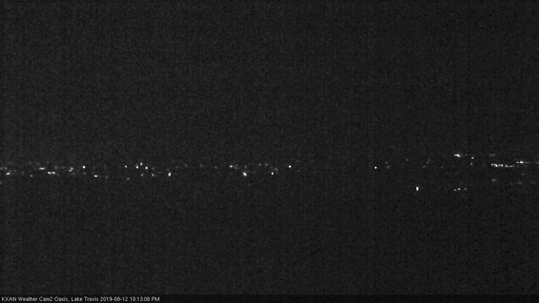 Lake Travis webcam, August 12, 2019 9:15 PM CT
