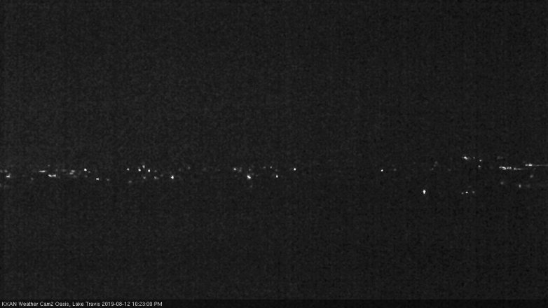 Lake Travis webcam, August 12, 2019 9:25 PM CT