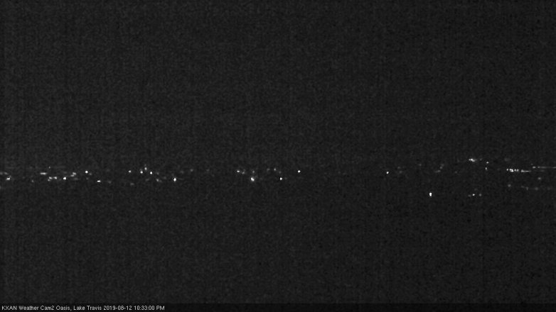 Lake Travis webcam, August 12, 2019 9:35 PM CT