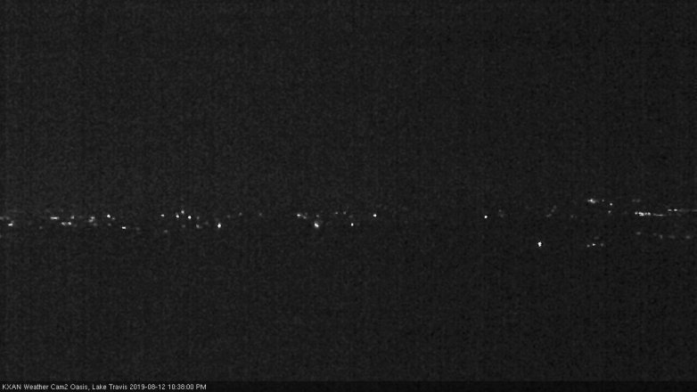 Lake Travis webcam, August 12, 2019 9:40 PM CT