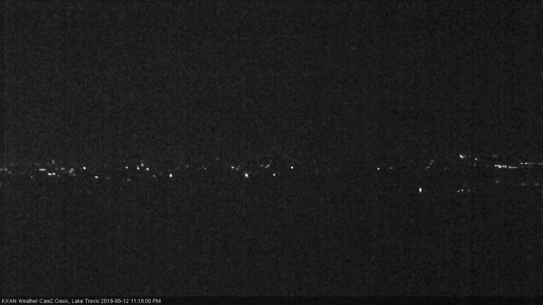 Lake Travis webcam, August 12, 2019 10:20 PM CT