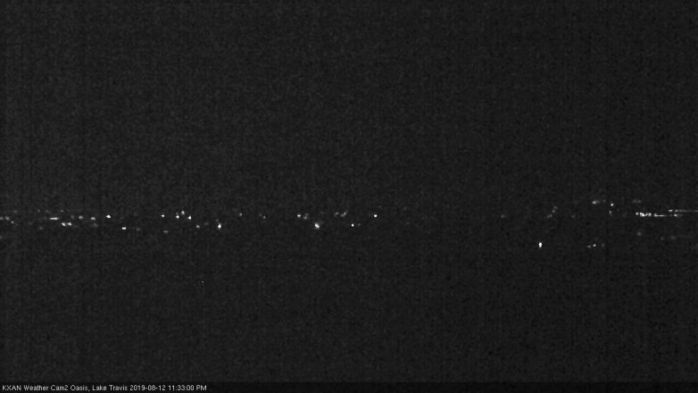 Lake Travis webcam, August 12, 2019 10:35 PM CT