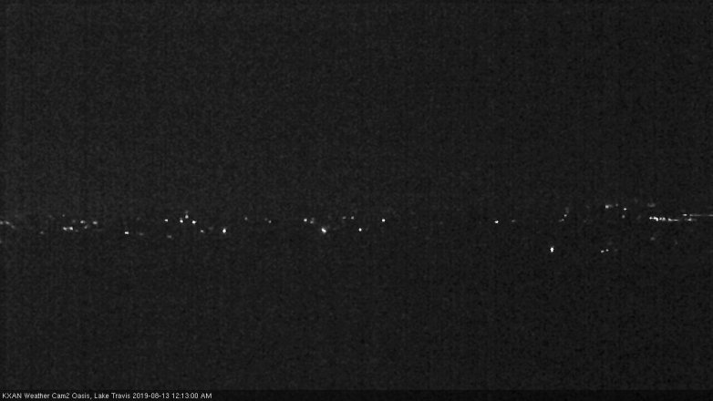 Lake Travis webcam, August 12, 2019 11:15 PM CT
