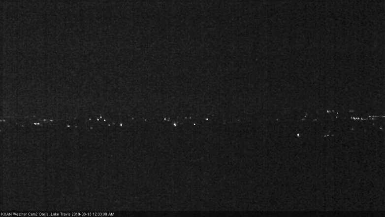 Lake Travis webcam, August 12, 2019 11:35 PM CT