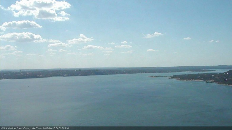 Lake Travis webcam, August 13, 2019 3:05 PM CT