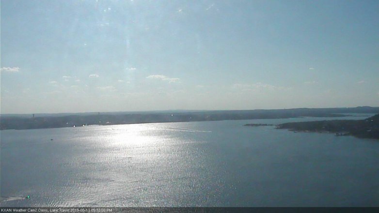 Lake Travis webcam, August 13, 2019 4:35 PM CT