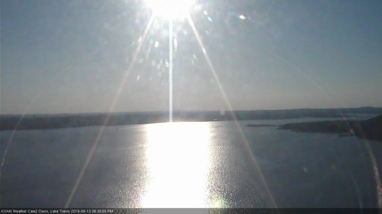 Lake Travis webcam, August 13, 2019 5:40 PM CT