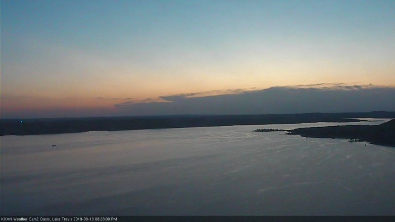 Lake Travis webcam, August 13, 2019 7:25 PM CT