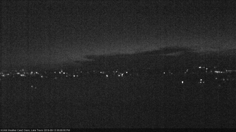 Lake Travis webcam, August 13, 2019 8:10 PM CT