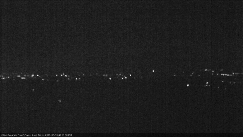 Lake Travis webcam, August 13, 2019 8:20 PM CT