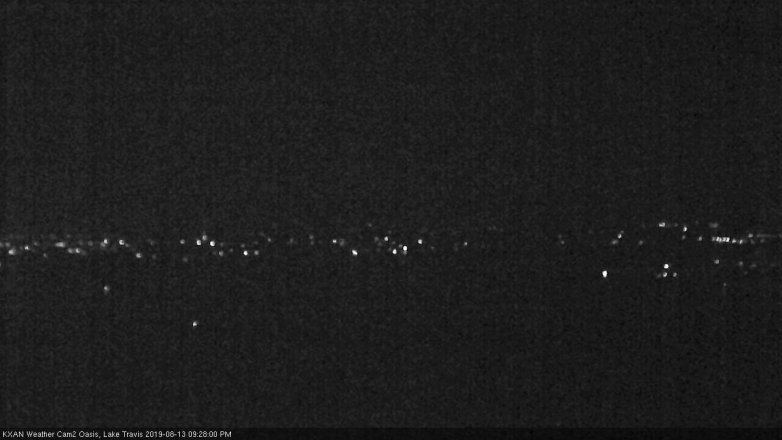 Lake Travis webcam, August 13, 2019 8:30 PM CT