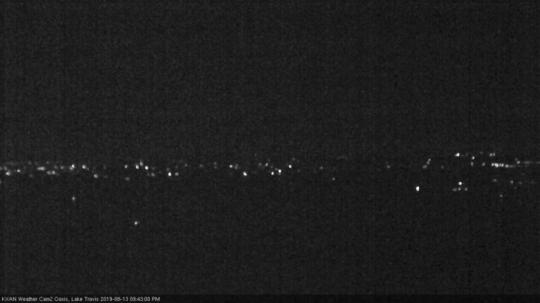 Lake Travis webcam, August 13, 2019 8:45 PM CT