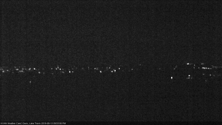 Lake Travis webcam, August 13, 2019 8:55 PM CT