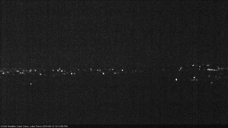 Lake Travis webcam, August 13, 2019 9:15 PM CT