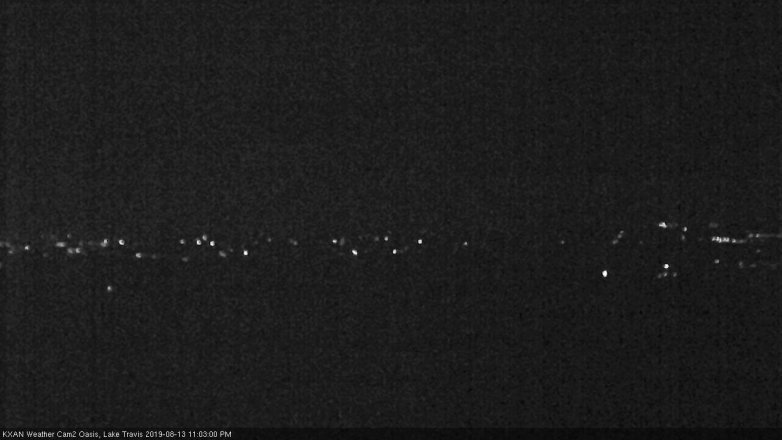 Lake Travis webcam, August 13, 2019 10:05 PM CT