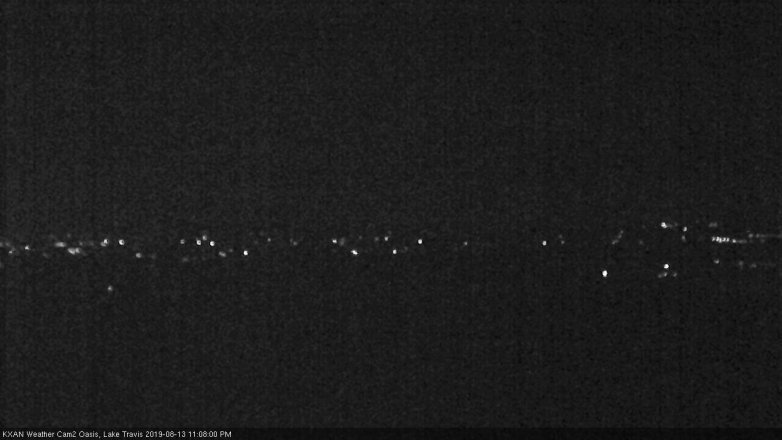 Lake Travis webcam, August 13, 2019 10:10 PM CT