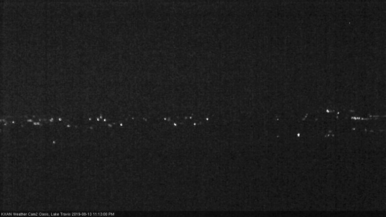 Lake Travis webcam, August 13, 2019 10:15 PM CT