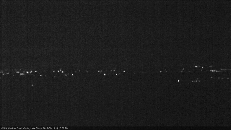 Lake Travis webcam, August 13, 2019 10:20 PM CT
