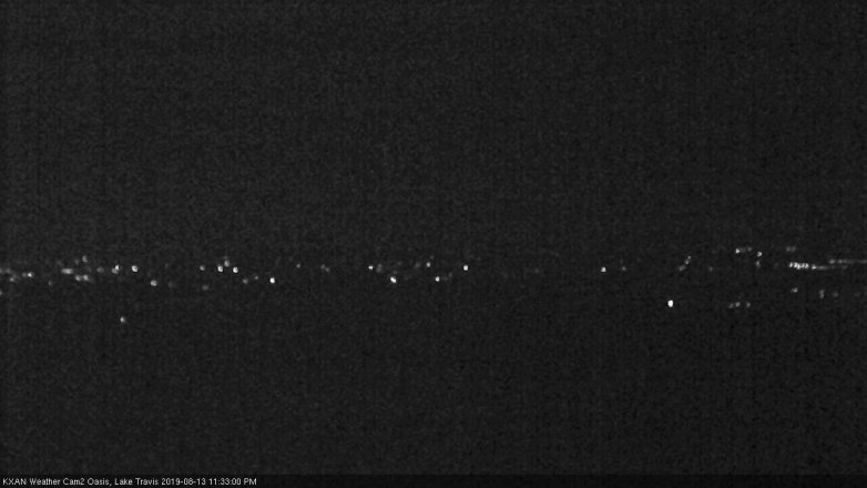 Lake Travis webcam, August 13, 2019 10:35 PM CT