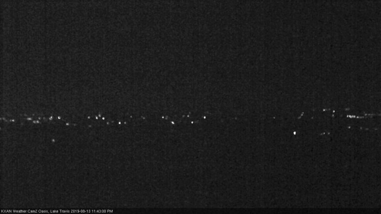 Lake Travis webcam, August 13, 2019 10:45 PM CT