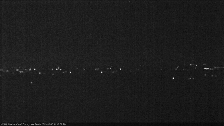 Lake Travis webcam, August 13, 2019 10:50 PM CT