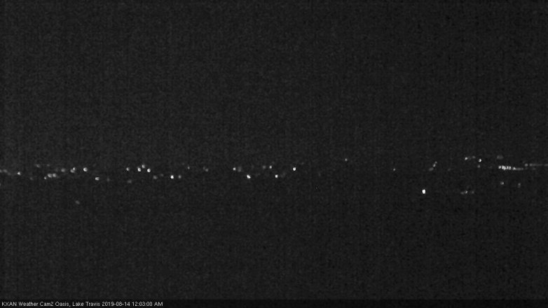 Lake Travis webcam, August 13, 2019 11:05 PM CT