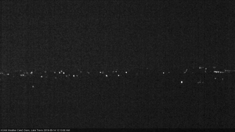 Lake Travis webcam, August 13, 2019 11:15 PM CT