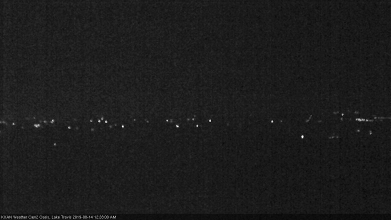 Lake Travis webcam, August 13, 2019 11:30 PM CT