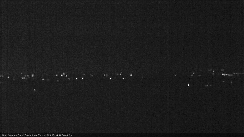 Lake Travis webcam, August 13, 2019 11:35 PM CT