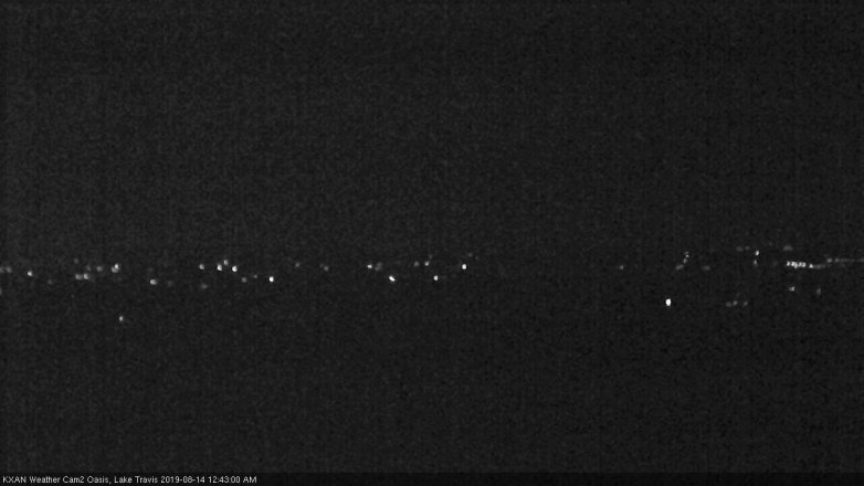 Lake Travis webcam, August 13, 2019 11:45 PM CT