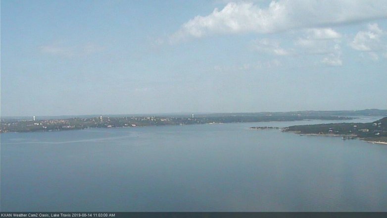 Lake Travis webcam, August 14, 2019 10:05 AM CT