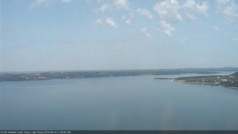Lake Travis webcam, August 14, 2019 10:10 AM CT