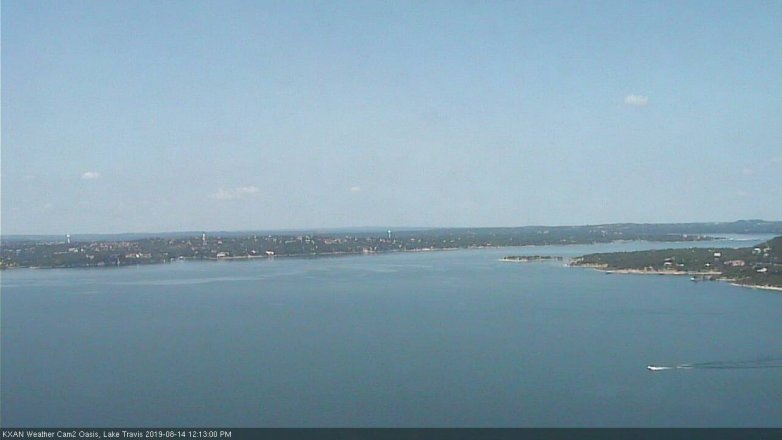 Lake Travis webcam, August 14, 2019 11:15 AM CT