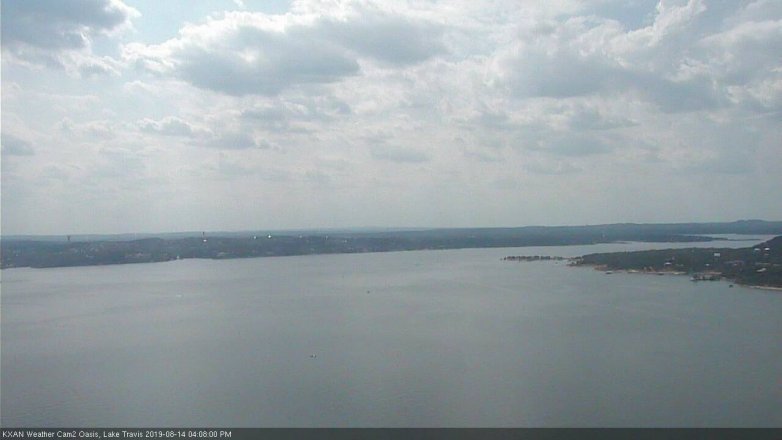 Lake Travis webcam, August 14, 2019 3:10 PM CT