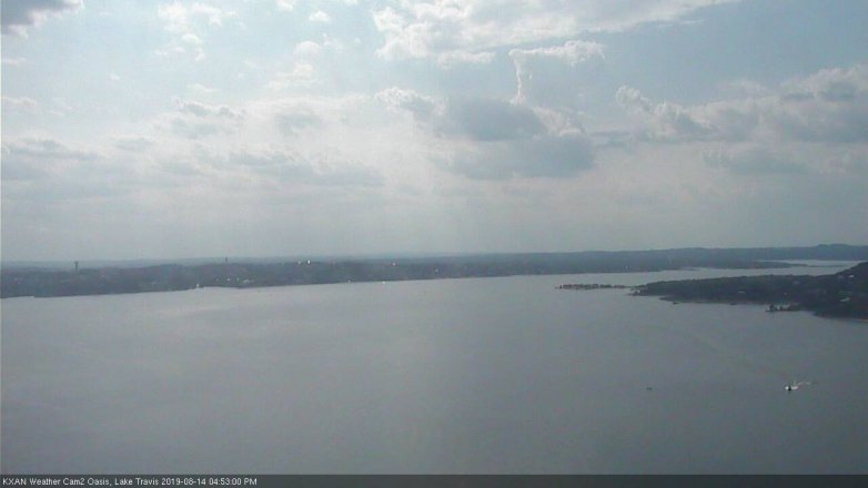 Lake Travis webcam, August 14, 2019 3:55 PM CT