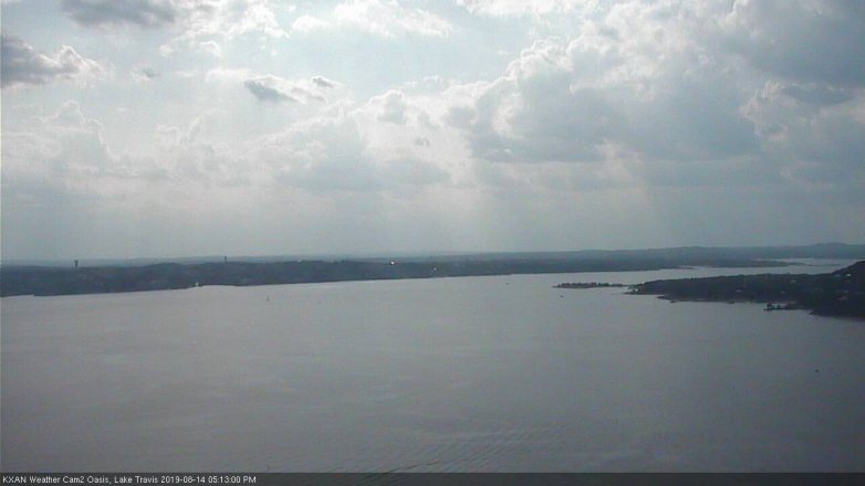 Lake Travis webcam, August 14, 2019 4:15 PM CT
