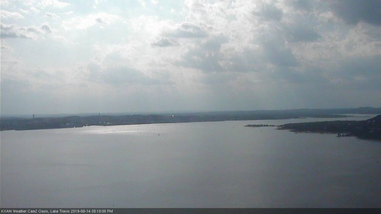 Lake Travis webcam, August 14, 2019 4:20 PM CT