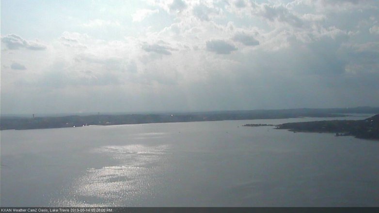 Lake Travis webcam, August 14, 2019 4:30 PM CT