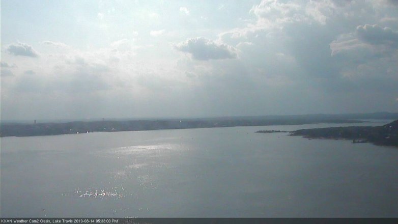Lake Travis webcam, August 14, 2019 4:35 PM CT