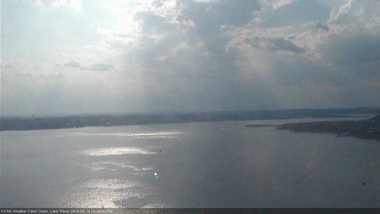Lake Travis webcam, August 14, 2019 4:50 PM CT