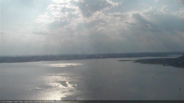 Lake Travis webcam, August 14, 2019 4:55 PM CT