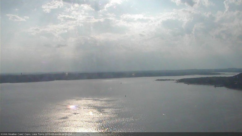 Lake Travis webcam, August 14, 2019 5:00 PM CT