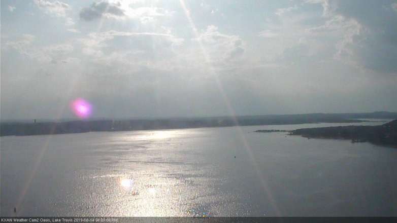 Lake Travis webcam, August 14, 2019 5:05 PM CT
